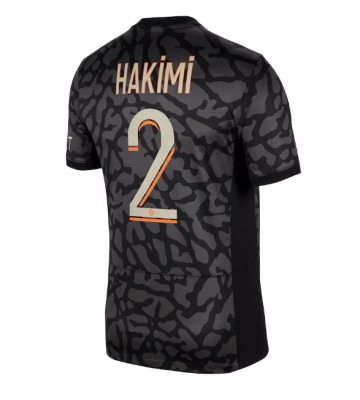 Paris Saint-Germain Achraf Hakimi #2 Tredje Tröja 2023-24 Kortärmad